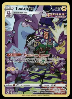 Pokemon Cards Toxtricity GG09/GG70 Crown Zenith Galarian Gallery Holo NM - Image 1