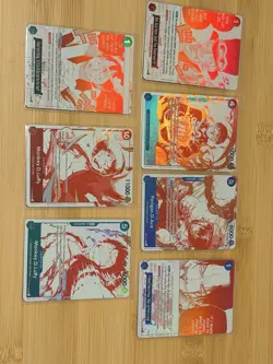 One Piece 3rd Anniversary Treasure Campaign Promo Set of 7 Cards English OP13 - Image 2