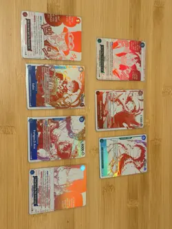 One Piece 3rd Anniversary Treasure Campaign Promo Set of 7 Cards English OP13 - Image 3