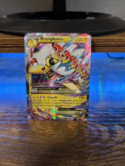 Pokemon TCG M Ampharos EX 28/98 XY Ancient Origins Ultra Rare Card - Image 1