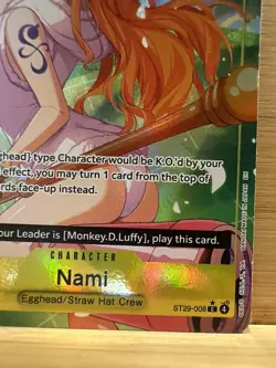 Nami ST29-008 Parallel - Starter Deck Holo One Piece Card English - Image 5