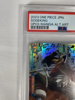 PSA 10 Sogeking OP03-122 Comic Parallel Manga Alt Art One Piece Card giapponese - Image 2