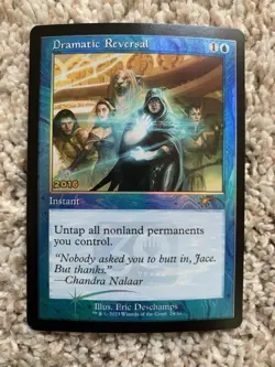 MTG Dramatic Reversal FOIL (30th Anniversary Play Promo) - Image 1