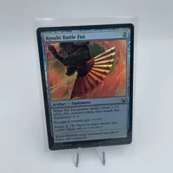 MTG Foil Kyoshi Battle Fan [Avatar: The Last Airbender] - Image 1