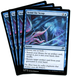 x4 Scour for Scrap - 0073 - Edge of Eternities - MTG - NM Ships Now - Image 1