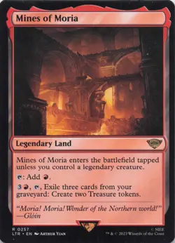 Mines of Moria Lord of the Rings Regular Rare #257 NM MTG - Image 1