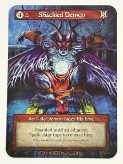 Shackled Demon Elite Gothic Fire NM Sorcery: Contested Realm - Image 1