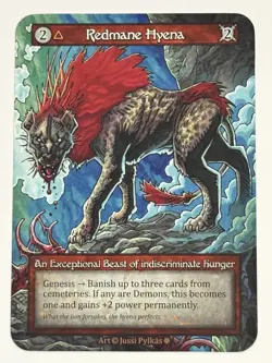 Redmane Hyena Exceptional Gothic Fire NM Sorcery: Contested Realm - Image 1