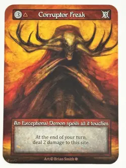 Corruptor Freak Exceptional Gothic Fire NM Sorcery: Contested Realm - Image 1