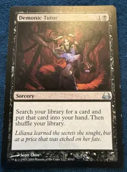 MTG Demonic Tutor Duel Decks: Divine vs. Demonic Regular Lightly Played English - Image 1