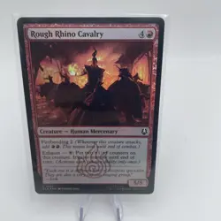 MTG Rough Rhino Cavalry [Avatar: The Last Airbender] Foil - Image 1