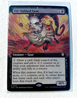 Oft-Nabbed Goat (Extended Art) MTG Commander: Lorwyn Eclipsed (ECC) Near Mint - Image 2