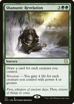 ~1x Shamanic Revelation x1 ~NM~ AFC Magic the Gathering MtG~ - Image 1