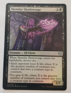 1x Skemfar Shadowsage FOIL Kaldheim MTG Magic the Gathering NM - Image 1