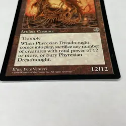 Phyrexian Dreadnought Mirage Regular Rare MTG Magic The Gathering 1996 WOTC - Image 2
