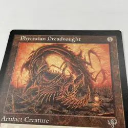 Phyrexian Dreadnought Mirage Regular Rare MTG Magic The Gathering 1996 WOTC - Image 3