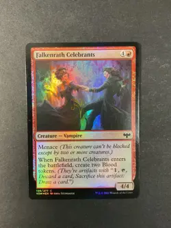 Foil Falkenrath Celebrants - Innistrad: Crimson Vow - Magic the Gathering - MTG - Image 1