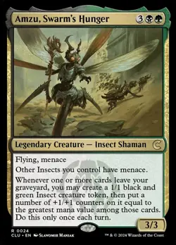 MTG - Amzu, Swarm's Hunger [Ravnica: Cluedo Edition] [NM] Rare - Image 1