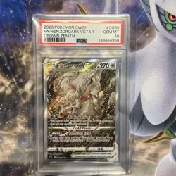 HISUIAN ZOROARK VSTAR Crown Zenith Holo Trainer Gallery #GG56 PSA 10 Pokemon - Image 1