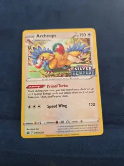 Pokemon TCG Archeops Prerelease Promo Silver Tempest SWSH272 Sword & Shield NM - Image 1