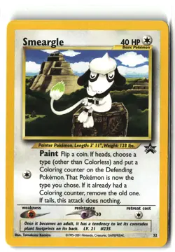 Smeargle ⭐ 32 Promo Wizards Black Star Promos 1999 Pokemon NM - Image 1