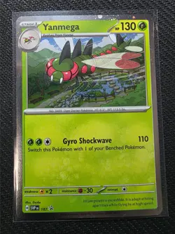 Yanmega SVP187 NM - Cosmos Holo Promo - 2025 TCG Pokemon Scarlet & Violet - Image 1