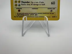 Raichu 14/102 Base Set Unlimited Holo Rare Pokemon TCG MP - Image 3