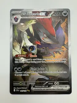 Pokemon TCG N's Zoroark EX 185/159 Sv09: Journey Together - Image 1
