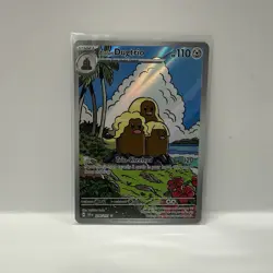 Alolan’s Dugtrio 208/191 IR Surging Sparks Illustration Rare Holo Pokemon TCG NM - Image 1