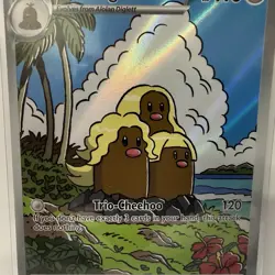 Alolan’s Dugtrio 208/191 IR Surging Sparks Illustration Rare Holo Pokemon TCG NM - Image 3