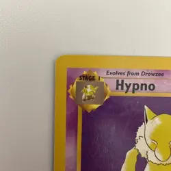 Pokemon TCG Hypno Fossil Non Holo Rare 23/62 Vintage WotC LP - Image 3