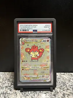 Pokemon TCG Simisear VSTAR GG37/GG70 Crown Zenith Ultra Rare Holo PSA 10 - Image 1