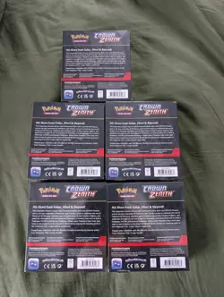 Lot of *FIVE* Crown Zenith Pokemon Booster Boxes/Bundles - Image 3
