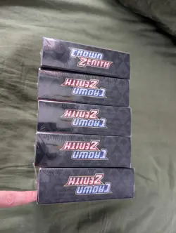 Lot of *FIVE* Crown Zenith Pokemon Booster Boxes/Bundles - Image 5