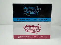 Pokemon Center Black Bolt & White Flare Elite Trainer Box ETB Set Sealed - Image 5