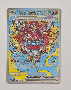 Pokemon TCG Hearthflame Mask Ogerpon ex 148/131 Prismatic Evolutions Holo NM - Image 1
