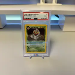 PSA 9 Dark Arbok 2/82 Pokemon Team Rocket Holo Unlimited - Image 3