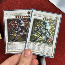 YUGIOH FADED Ink Error Exploder Dragonwing RGBT-EN040 Ultimate Rare 1st Edition - Image 3