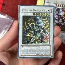 YUGIOH FADED Ink Error Exploder Dragonwing RGBT-EN040 Ultimate Rare 1st Edition - Image 4