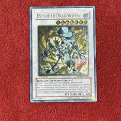 YUGIOH FADED Ink Error Exploder Dragonwing RGBT-EN040 Ultimate Rare 1st Edition - Image 5
