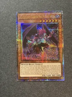 Yugioh Blackwing - Simoon The Poison Wind QCR RA01-EN012 1st Edition VLP - Image 1