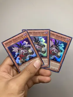 Yugioh - Blackwing - Steam the Cloak DRLG-EN028 1st Edition Super Rare LP - Image 1