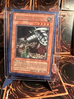YUGIOH KING TIGER WANGHU PGD-004 RARE UNLIMITED ED LP 1996 - Image 1