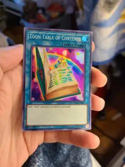 Yugioh Toon Table of Contents DASA-EN043 Super Rare - Image 1