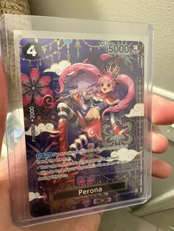 One Piece CCG Perona OP06-093 (SP) Alt Art OP14 NM - Image 1