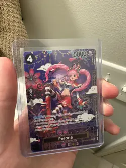 One Piece CCG Perona OP06-093 (SP) Alt Art OP14 NM - Image 2