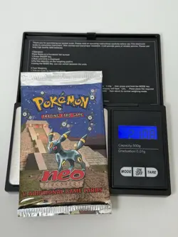 2000 Pokemon Neo Discovery Booster Pack Sealed * Umbreon Art WOTC * 21.08 HEAVY - Image 1