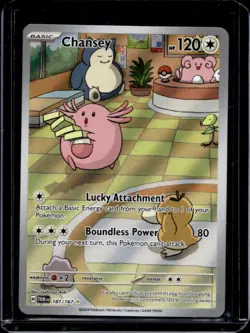 2024 Pokemon SV Twilight Masquerade TWM EN Chansey #187/167 - Image 1