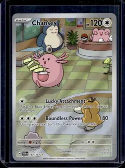 2024 Pokemon SV Twilight Masquerade TWM EN Chansey #187/167 - Image 1