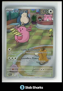 2024 POKEMON SV TWILIGHT MASQUERADE - TWM EN #187/167 CHANSEY ILLUSTRATION RARE - Image 1